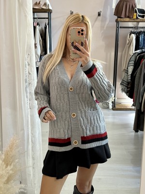 Cardigan UCCI grigio