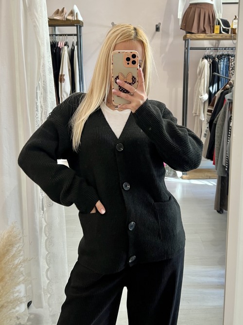 Cardigan TATA nero