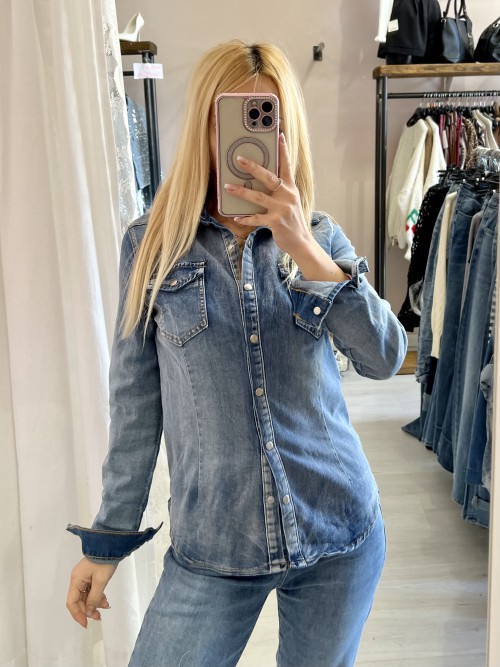 Camicia jeans CLAU avvitata