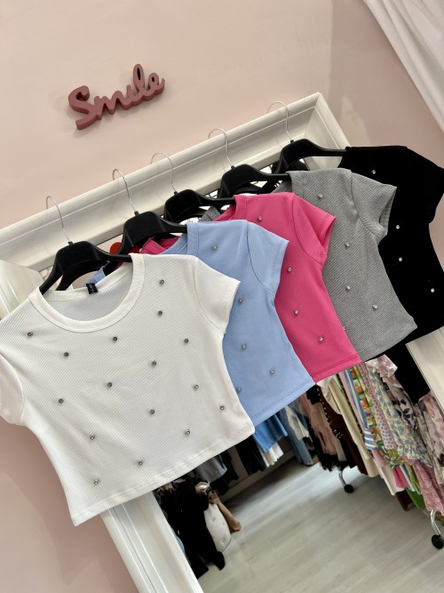 Maglia crop top BRILLA