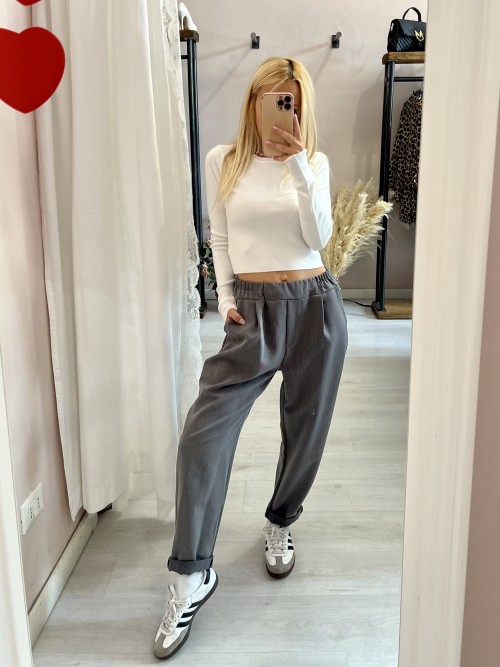 Pantaloni EMMA grigi