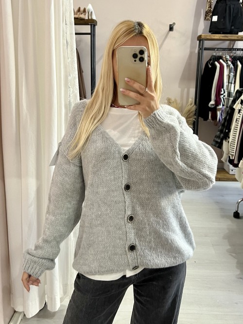 Cardigan FEDERICA grigio